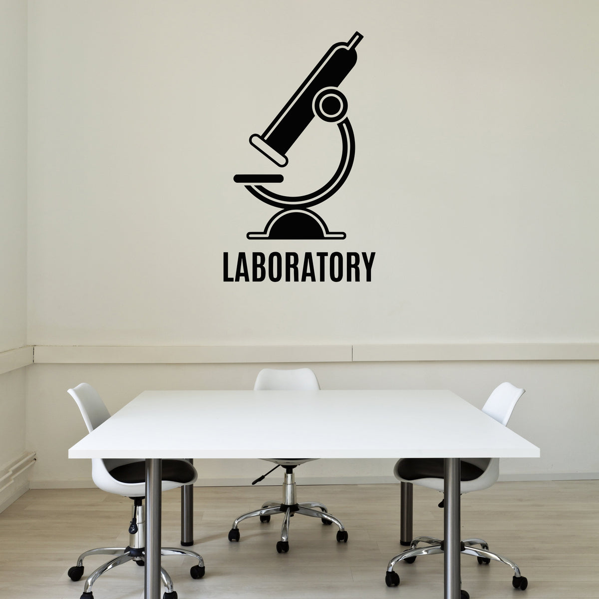 Vinyl Wall Decal Laboratory Word School Science Class Classroom Interi ...