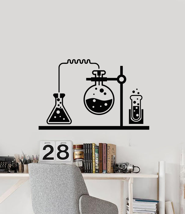 Vinyl Wall Decal Chemical Lab Science Chemistry School Interior Stickers Mural (g628)