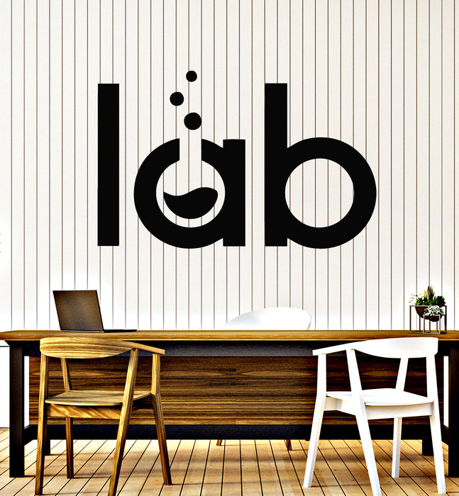Vinyl Wall Decal Laboratory Lab Science Office Classroom School Stickers Mural (g5448)