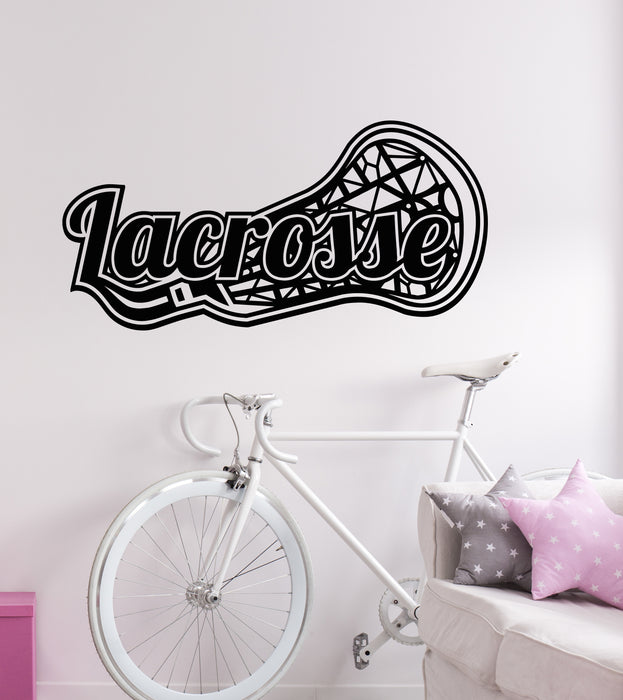 Autocollant mural en vinyle avec lettrage de crosse, jeu américain, balle, sport, autocollants muraux (g7093)