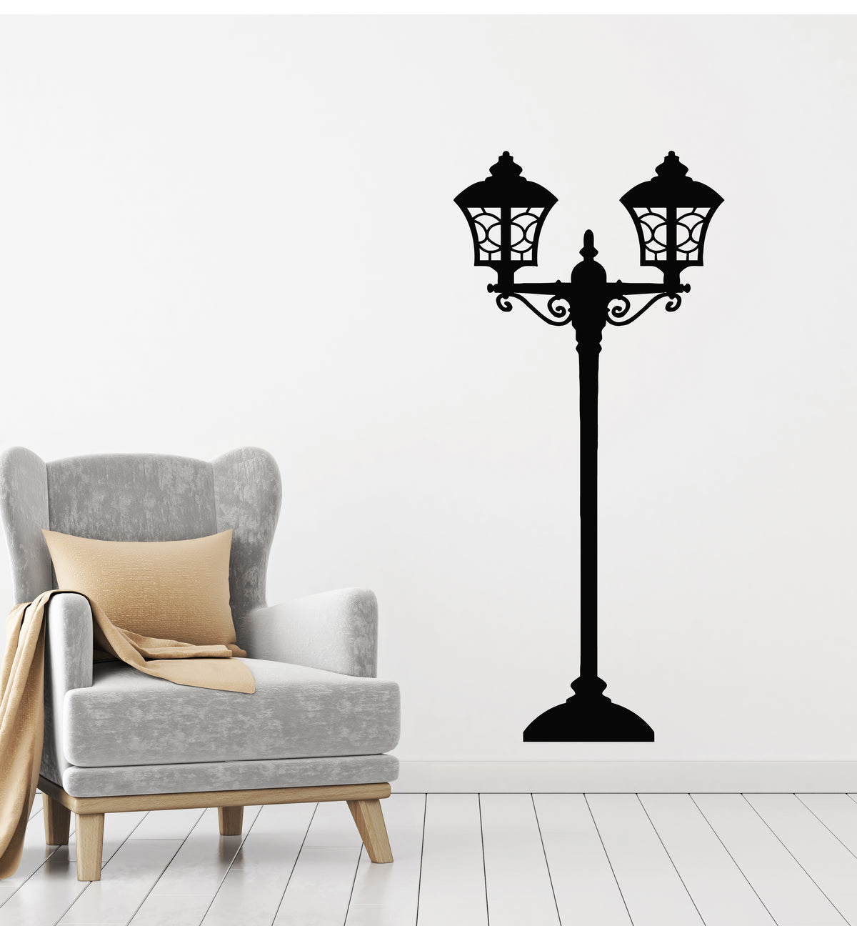 Vinyl Wall Decal Street Light Lamp Lantern House Interior Stickers Mur ...