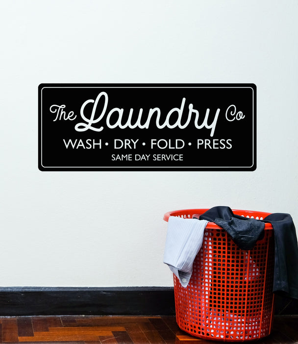 Виниловые наклейки на стену Стирка в сухом виде Складывание Прессование Услуги в тот же день Стирка Наклейки Фреска (g6012)