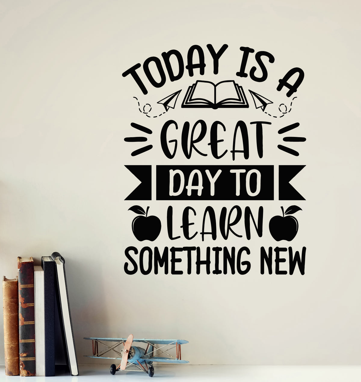 Vinyl Wall Decal Motivation Quote Learn Something Now Stickers Mural ...