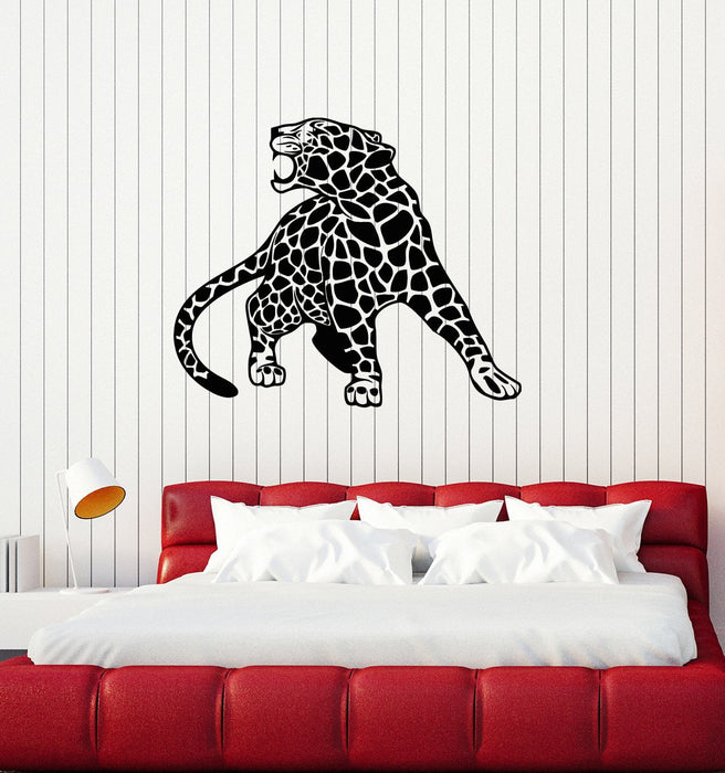 Vinyl Wall Decal Leopard Wild Animal Tribal Art Room Decor Home Interior Stickers Mural (ig5505)