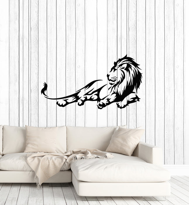 Vinyl Wall Decal Lion Jungle Predator Kid Room Animal Decor Stickers Mural (g1483)
