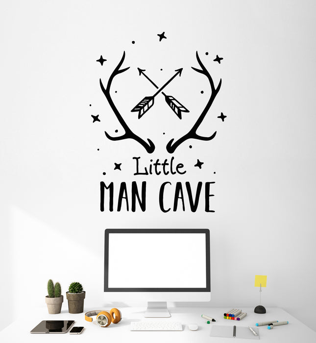 Vinyl Wall Decal Arrows Little Man Cave Boys Baby Room Stickers Mural (g2323)
