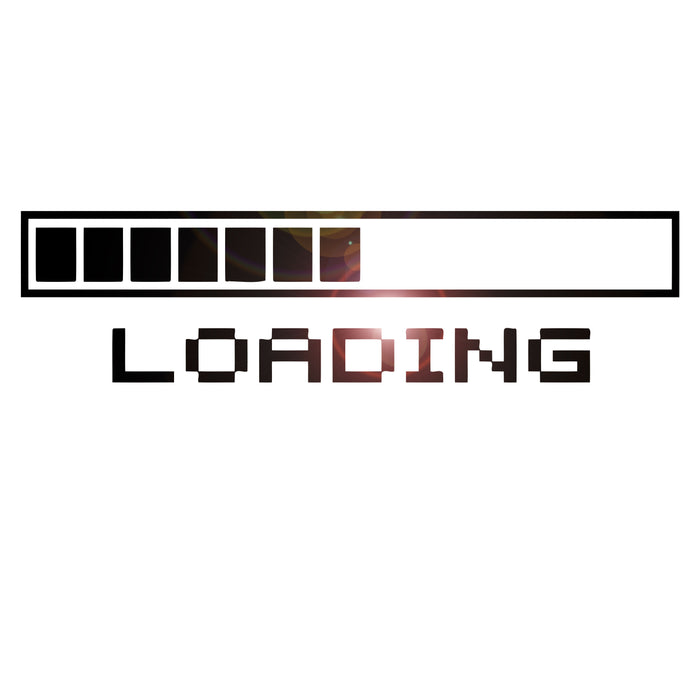 Loading Sticker Computer Wall Vinyl Sticker Decal Cool Gamer Stuff Computer Loading a Video Gam ...