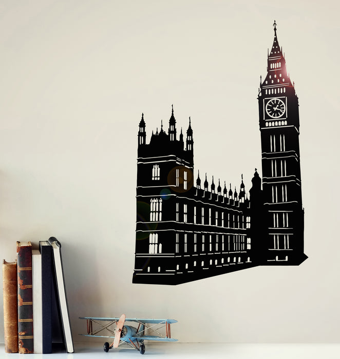 Vinyl Wall Decal England Symbol Big Ben London Tourism Stickers Mural (g5520)