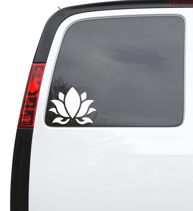 Auto Car Sticker Decal Lotus Flower Yoga Buddhism Truck Laptop Window 6.5" by 5" Unique Gift 394igc