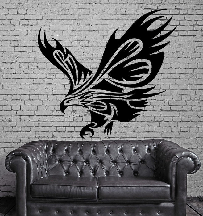 Wall Mural Vinyl Sticker Flying Eagle Wings Art Bird Decor Unique Gift (m112)