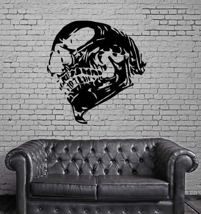 Wall Vinyl Art Sticker Skull Human Bones Skeleton Unique Gift (m231)