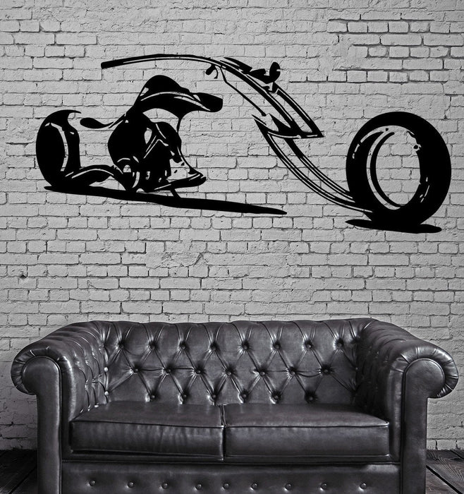 Wall Vinyl Decal Sticker Swordfish Bike Motorcycle Urban Decor Unique Gift (m306)