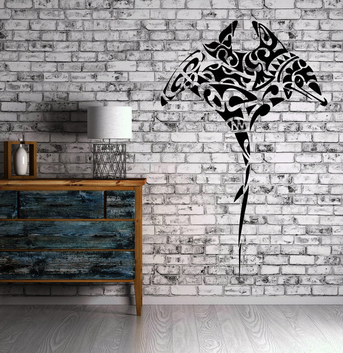 Manta Ray Ocean Marine Animal Collage Decor Wall Mural Vinyl Decal Sticker Unique Gift M427