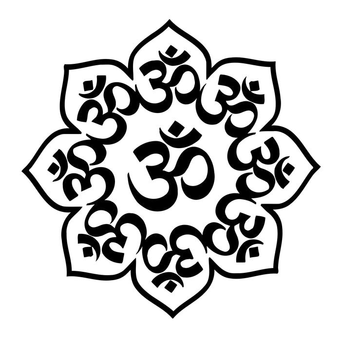 Wall Sticker Lotus Mandala Om Chakra Zen Meditation Vinyl Decal Unique Gift (z2928)