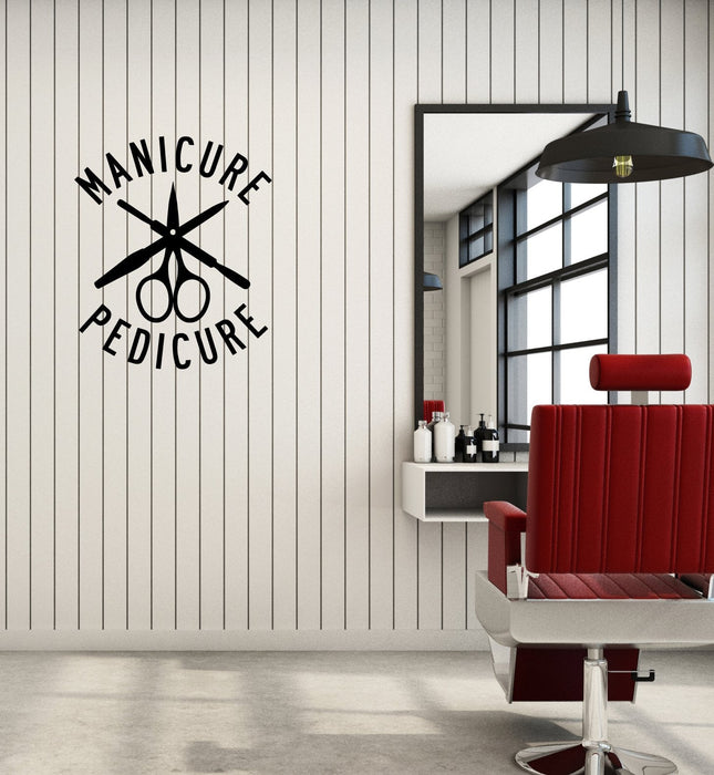 Vinyl Decal Decor Wall Sticker Manicure Tools Pedicure Beauty Salon Unique Gift (g106)