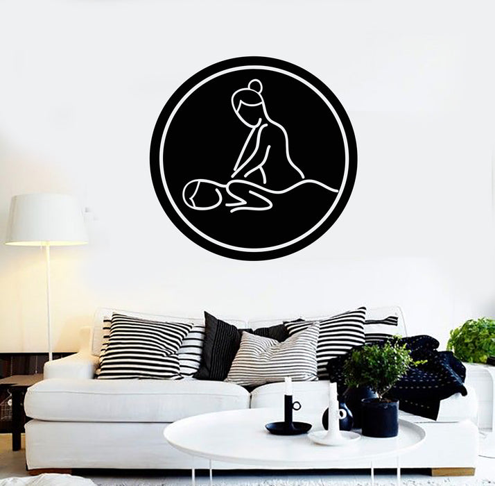 Vinyl Wall Decal Massage Spa Therapy Studio Meditation Room Stickers Mural (g354)