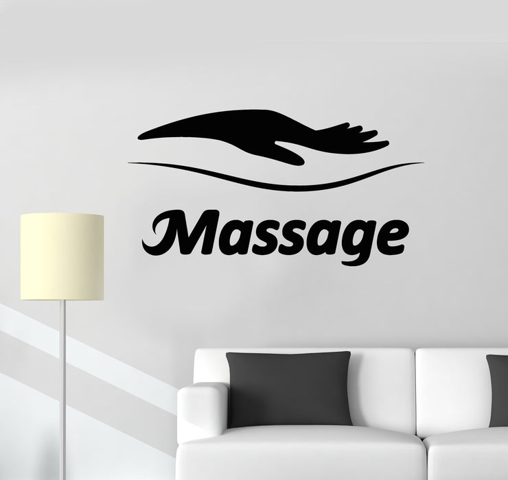 Vinyl Wall Decal Massage Salon Spa Salon Relax Body Therapy Stickers Mural (g958)