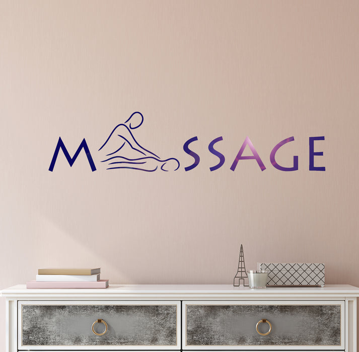 Vinyl Decal Wall Sticker Decor for Massage Salon Relax Spa Salon Beauty Health Decoration Unique Gift (ig2005)