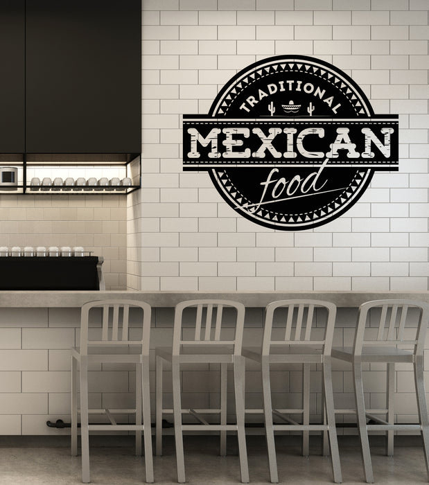 Vinyl Wall Decal Tradicional Mexican Food Cuisine Mexico Fastfood Stickers Mural (ig6380)