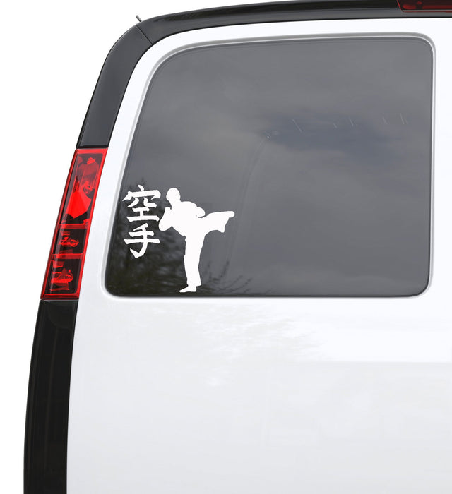 Auto Car Sticker Decal Karate Wu-Shu Eastern Martial Arts Truck Laptop Window 5.3" by 5" Unique Gift z808c