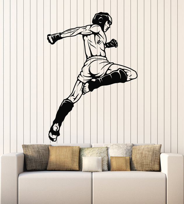 Vinyl Wall Decal MMA Battle Of Warriors Mixed Martial Arts Fight Club Stickers Mural (g1119)