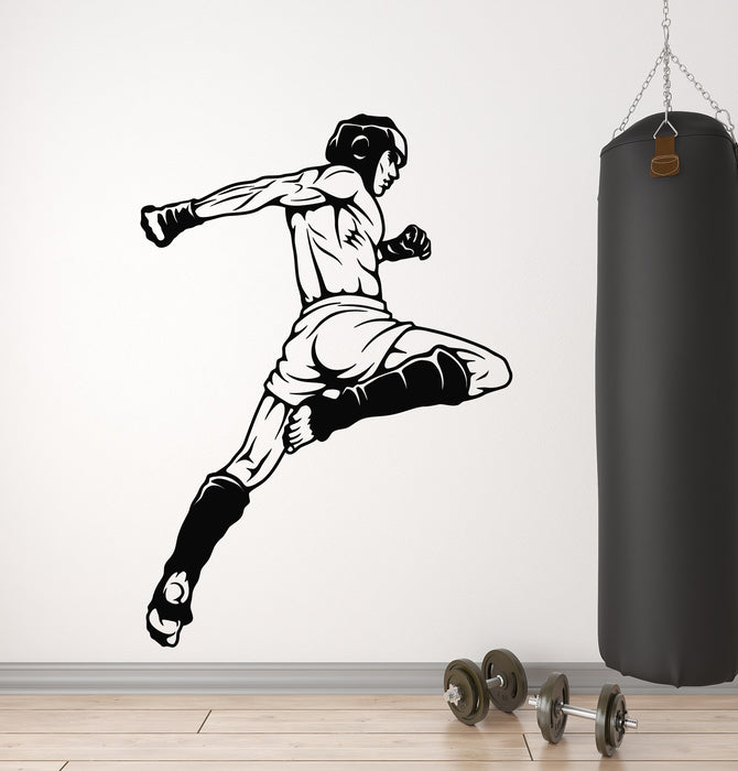 Vinyl Wall Decal MMA Battle Of Warriors Mixed Martial Arts Fight Club Stickers Mural (g1119)