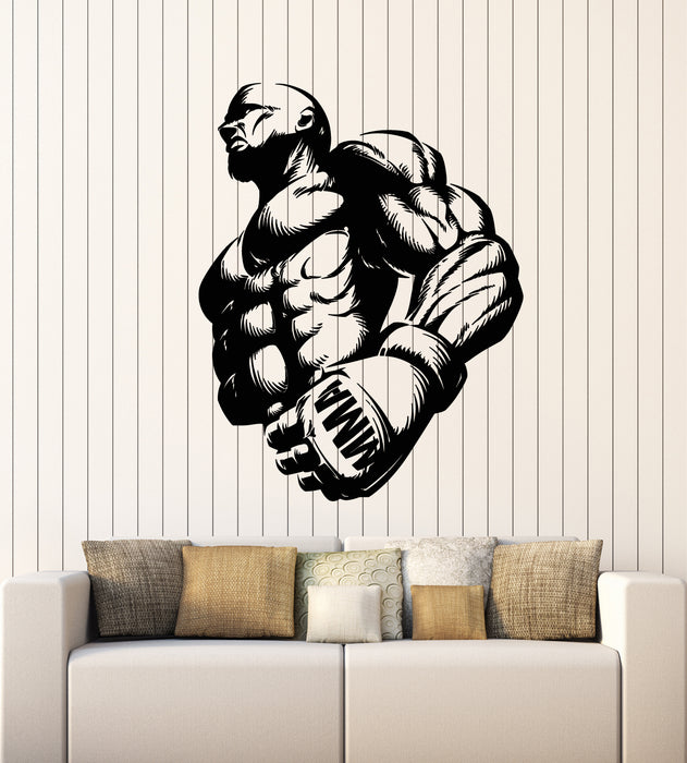 Vinyl Wall Decal Fighter MMA Club Martial Arts Sports Boys Room Stickers Mural (g5647)