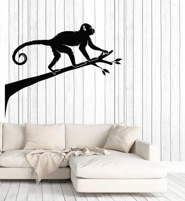 Vinyl Wall Decal Nursery Animal Monkey Zoo Kids Room Stickers Mural (g6120)