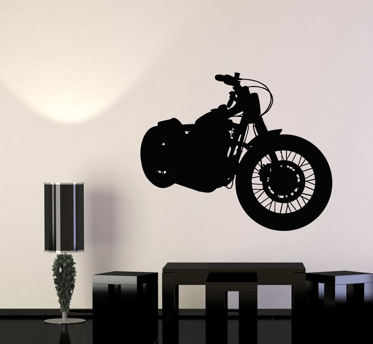 Vinyl Wall Decal Motorcycle Traveler Motorbike Moto Sport Speed Stickers Mural (g7074)