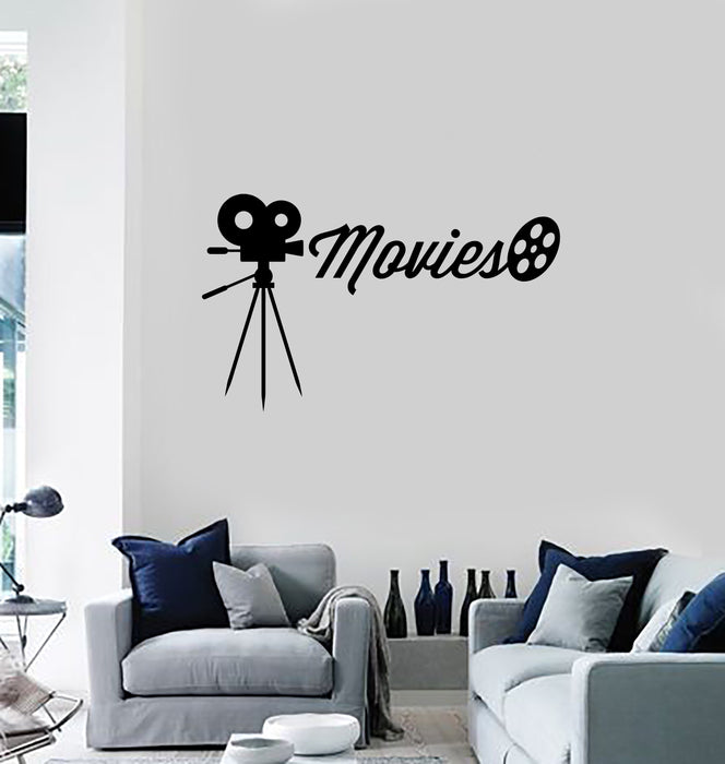 Vinyl Wall Decal Movies Cinema Room Filming Home Interior Stickers Mural (ig5806)