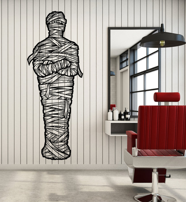 Vinyl Wall Decal Ancient Egyptian Mummy Sarcophagus Sketch Stickers Mural (g7135)