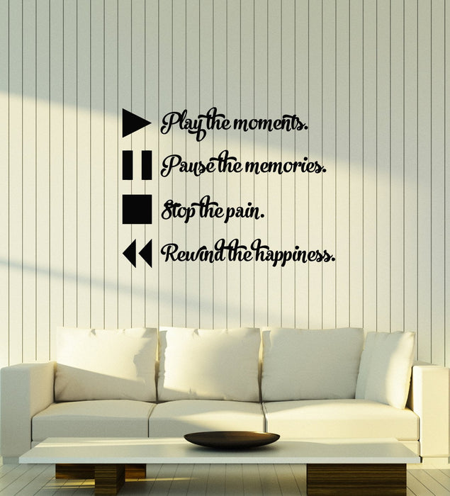 Vinyl Wall Decal Musical Art Music Quote Teen Room Decor Interior Stickers Mural (ig5716)