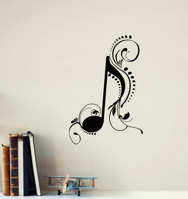 Vinyl Wall Decal Musical Notes Music School Positive Decoration Stickers Mural (g6136)