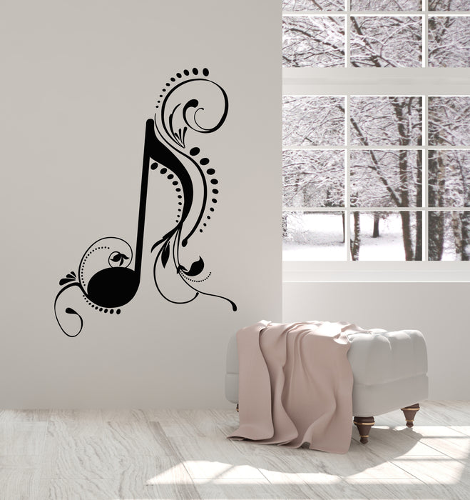 Vinyl Wall Decal Musical Notes Music School Positive Decoration Stickers Mural (g6136)