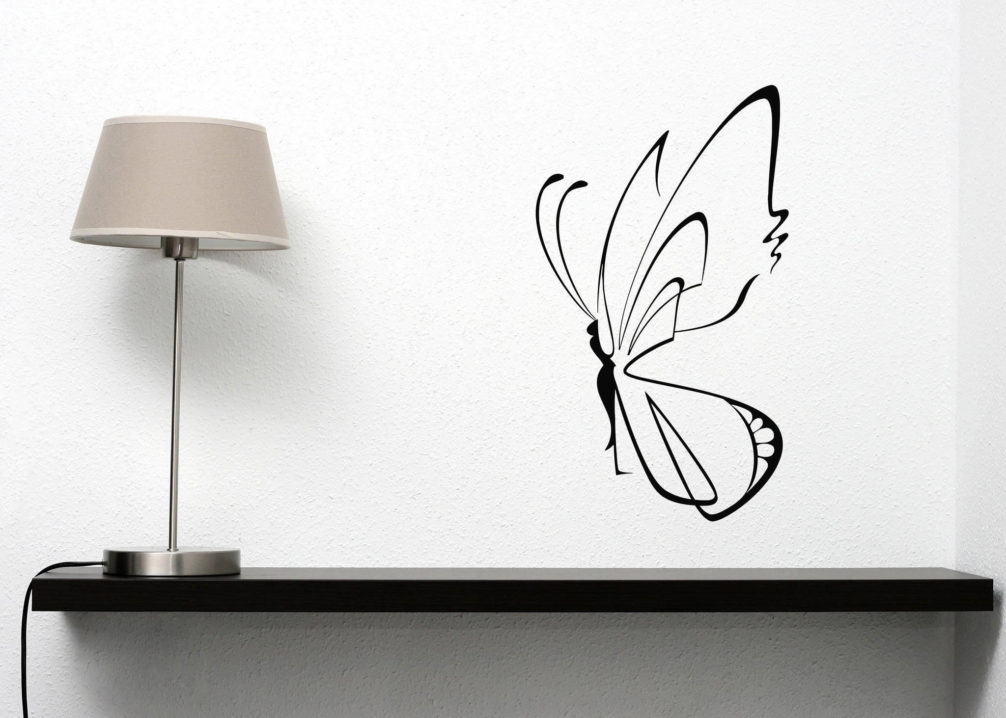 Magnific Handling Room Decor Reference: Vinyl Decal Room Decor Wall Sticker Beautiful Butterfly Wings Magnific