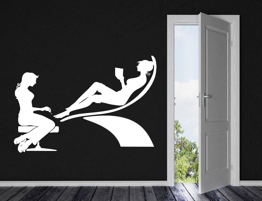 Vinyl Decal Delicious Wall Stickers Spa Beauty Manicure Salon Elegance of Women Unique Gift (n017)