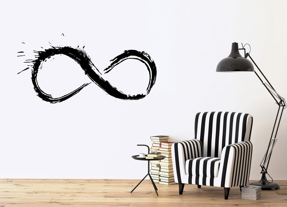 Большая виниловая наклейка Лента Мебиуса Геометрическая фигура Наклейка на стену Декор (n1049)