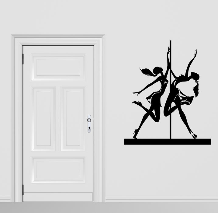 Large Vinyl Wall Decal Sexy Girl Romantic Dancer Striptease Decor (n1076)