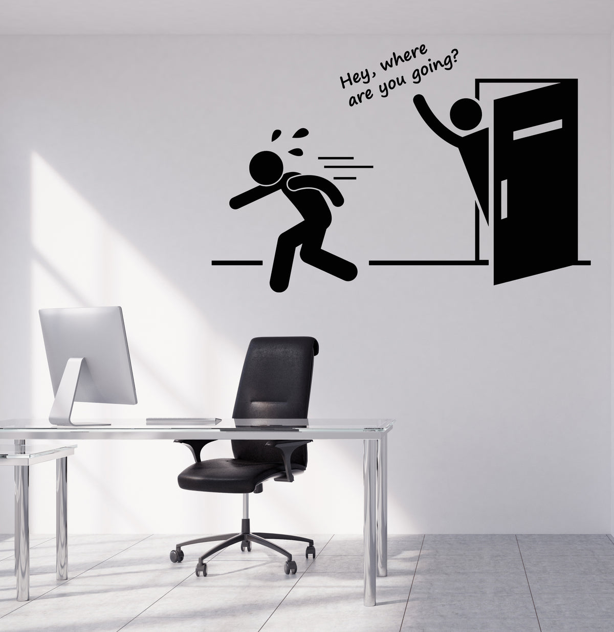 Workdesk Sticker Vinyl Decal Wall Sticker Teamwork Job Work Office Decoration (n1080 ...