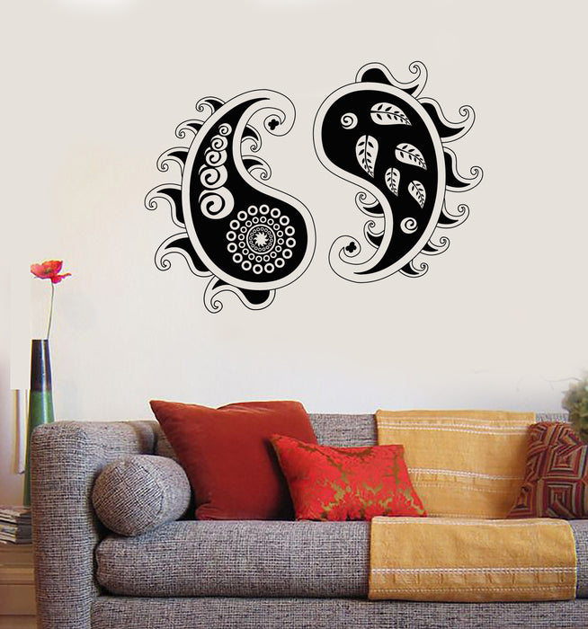Vinyl Decal Wall Sticker Turkish Cucumber Patterns of Oriental Style Decor Home Interior (n1198)