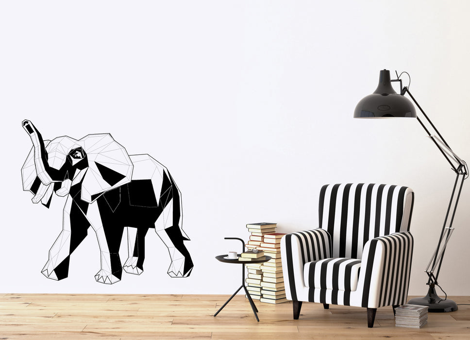 Wall Vinyl Decal Sticker Elephant African Animals Decor  Unique Gift (n1200)