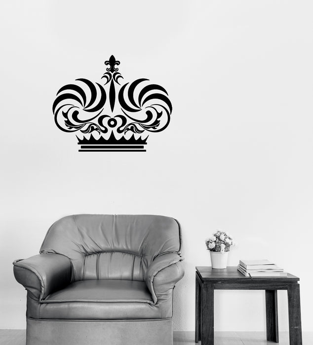 Wall Vinyl Decal Crown's King Sign Kingdom Home Interior Decor Unique Gift (n1281)