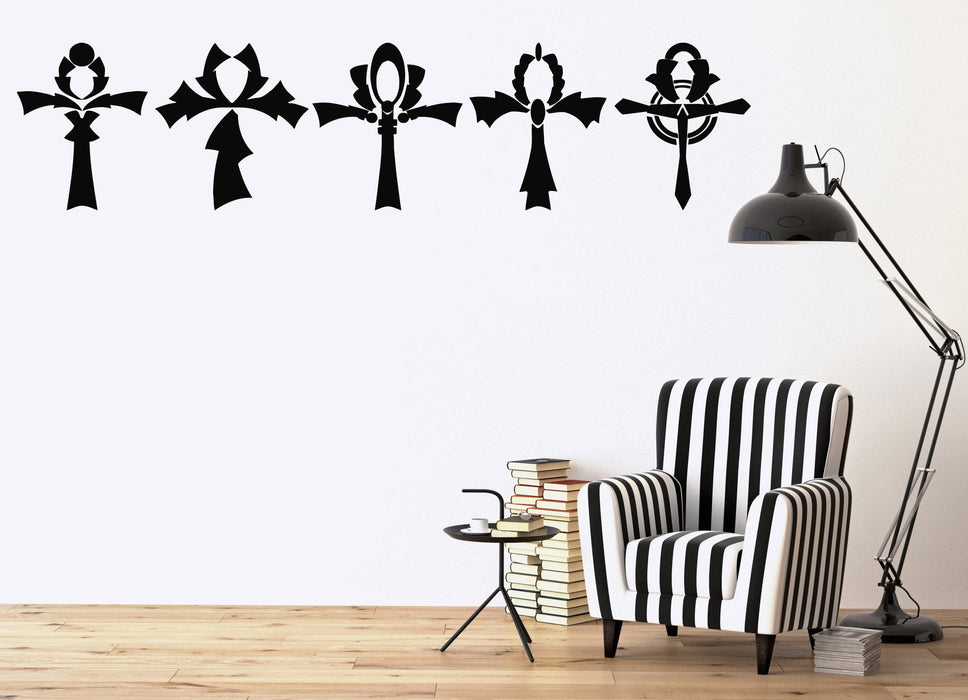 Vinyl Decal Wall Sticker Christian Cross Religious Decor for your Bedroom Unique Gift (n320)