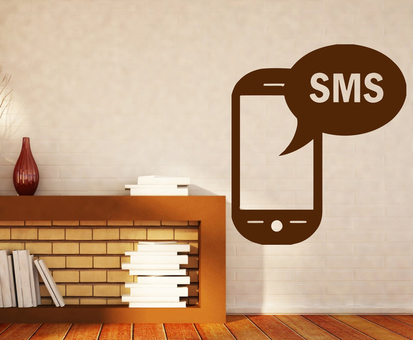 Telecom Sticker Sample Vinyl Decal Communication and IT Wall Stickers Phone SMS Messages Comm ...