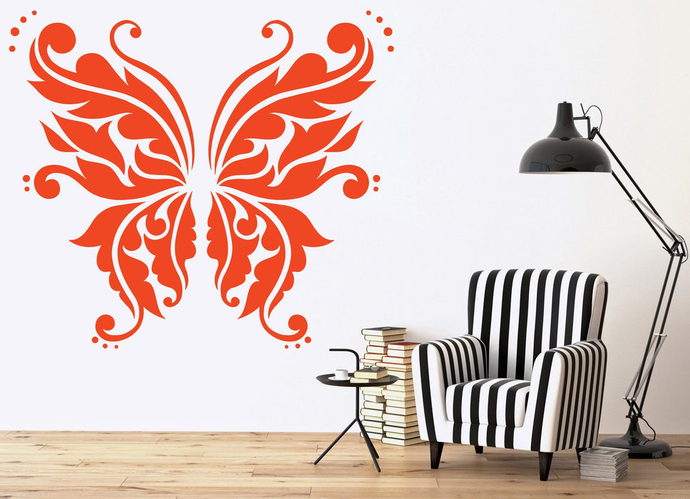 Wall Sticker Vinyl Decal Most Beautiful Butterfly Fairy Wings Mural Unique Gift (n420)