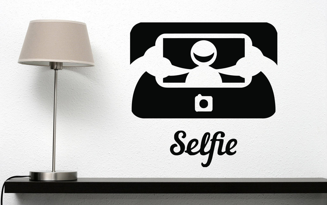 Vinyl Decal Gadgets World Wall Stickers Funny Picture Photo Icon Selfie Decor Unique Gift (n433)