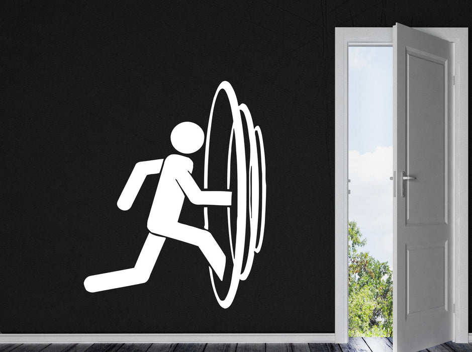 Vinyl Decal Fantasy World Wall Stickers Parallel Worlds Entrance Portal of Movement Unique Gift (n435)