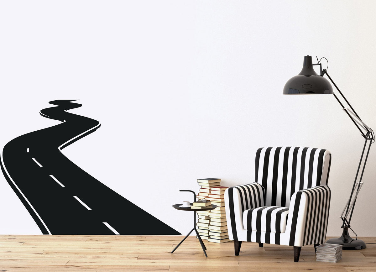 Vinyl Decal Direction Road Course Speed Track Wall Stickers Unique Gif ...