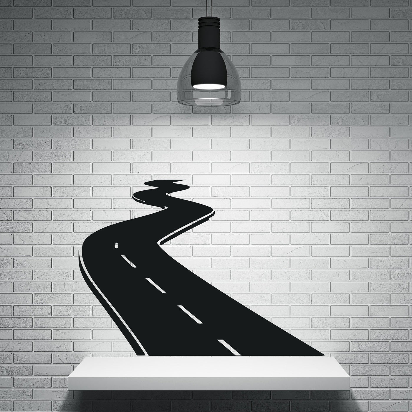 Vinyl Decal Direction Road Course Speed Track Wall Stickers Unique Gif ...