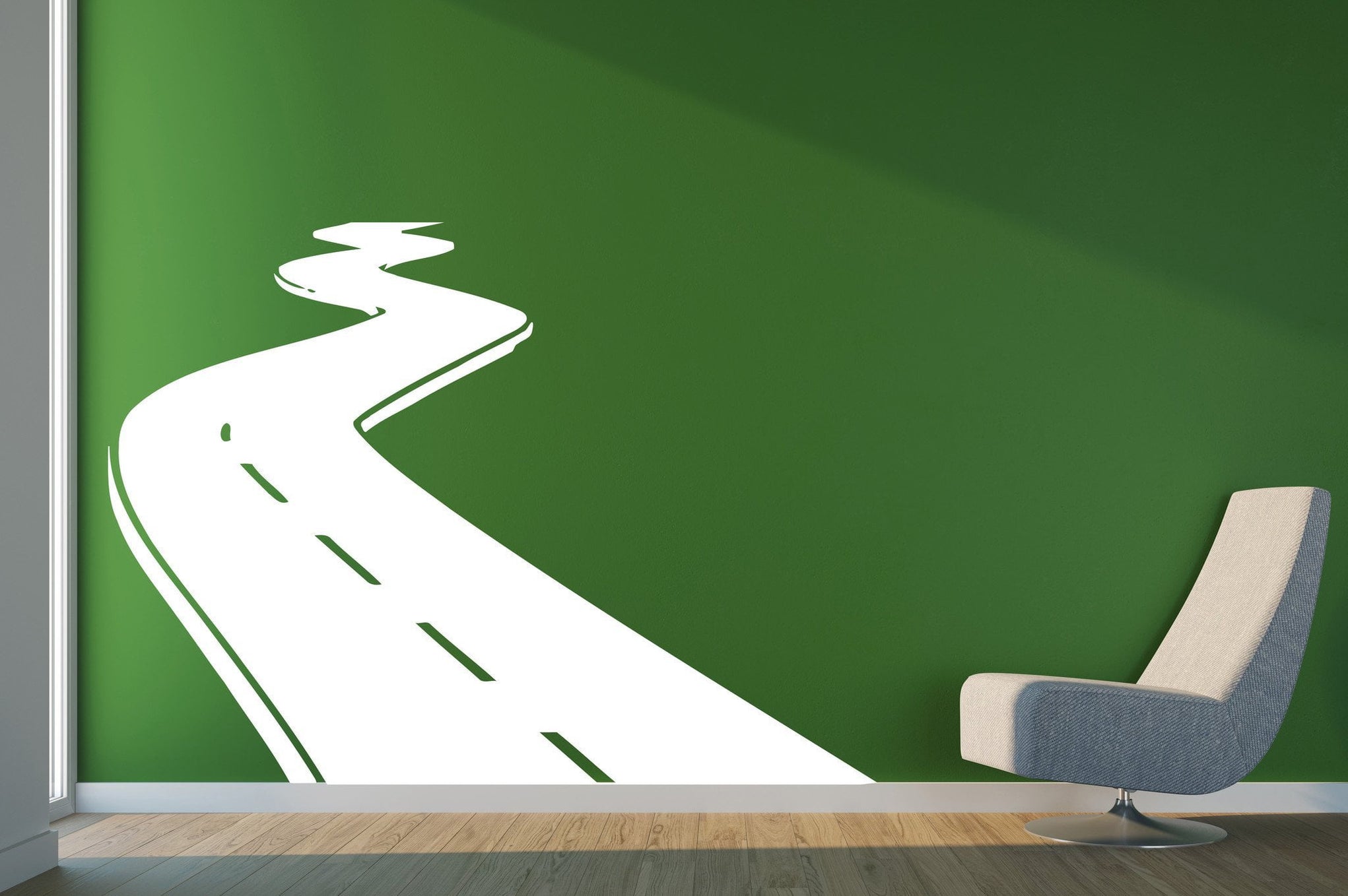 Vinyl Decal Direction Road Course Speed Track Wall Stickers Unique Gif ...